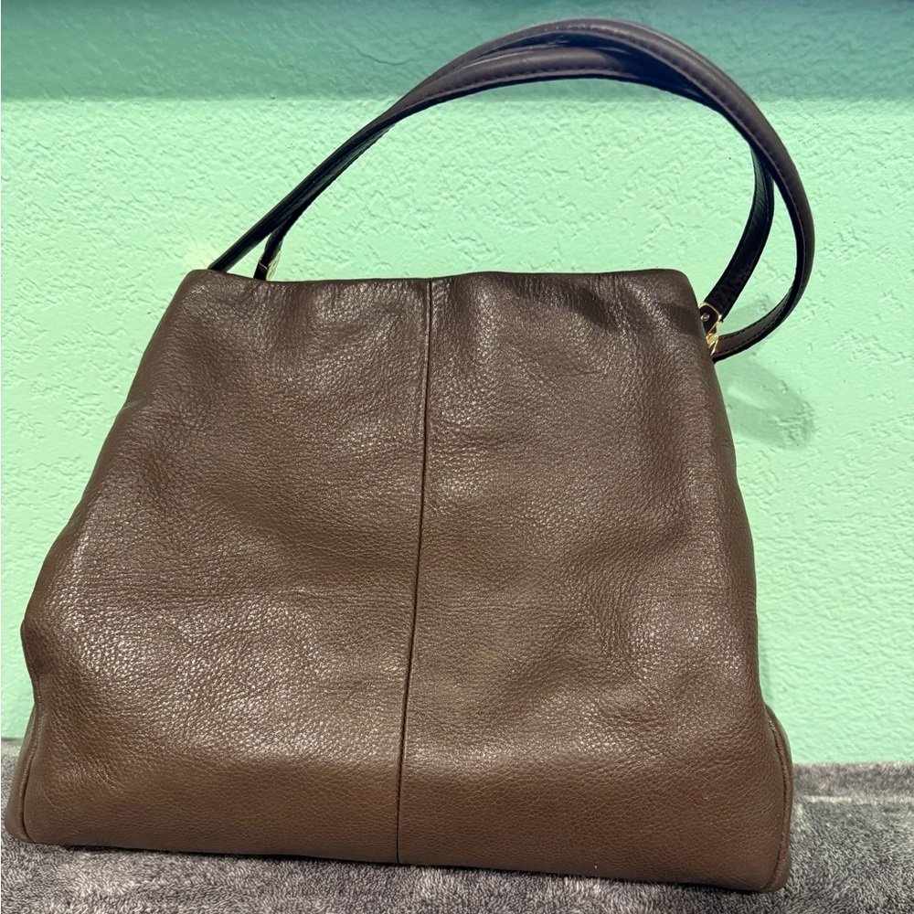 Coach Brown Leather Shoulder Bag